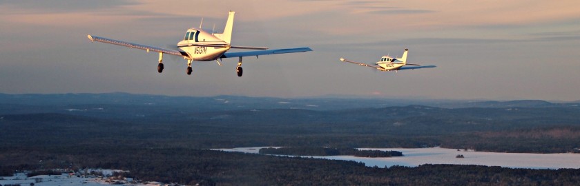 Flight training from Maine Instrument Flight, Augusta, Maine.