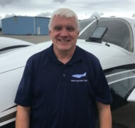 Dan Morin, Assistant Chief Flight Instructor and Chief Charter Pilot.