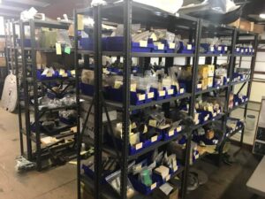 Aircraft parts at Maine Instrument Flight.