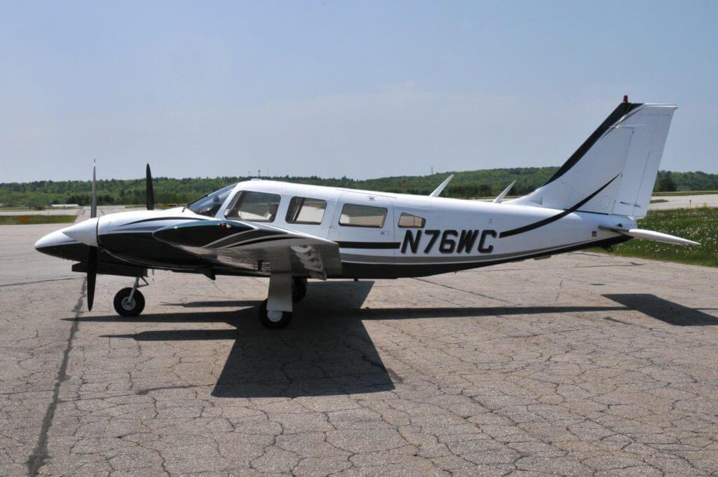 Maine Instrument Flight Aircraft Rental - Piper Seneca II Turbo.